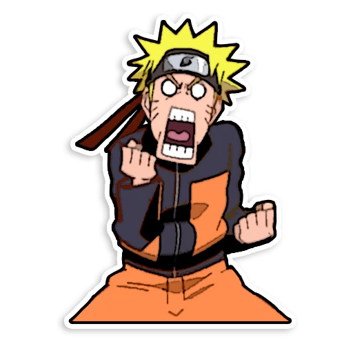 Telegram Sticker from «naruto life» pack
