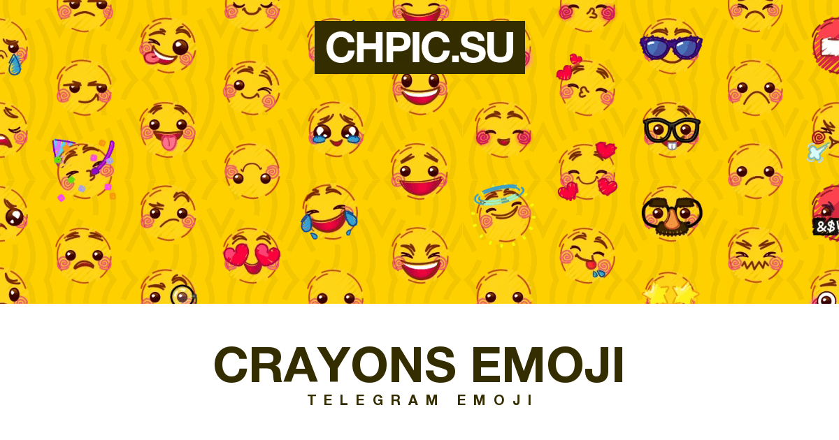 Telegram Animated Emoji Crayons Emoji
