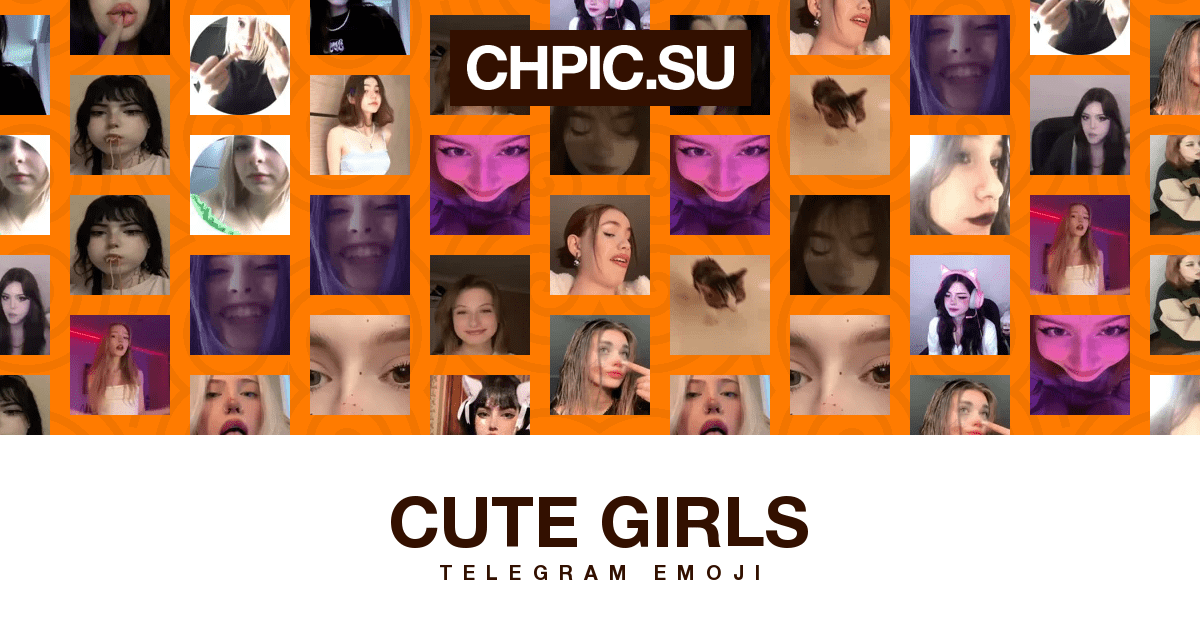 Telegram emoji 😃 from «Cute Girls» pack