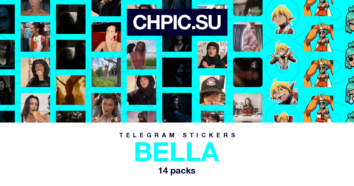 Telegram stickers bella