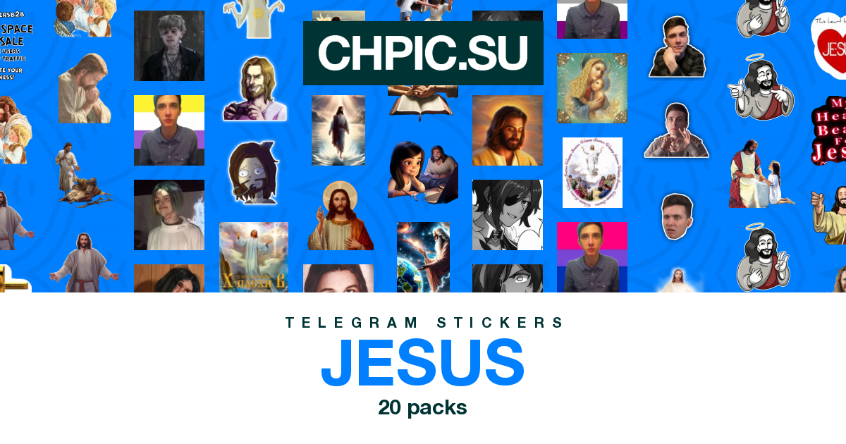 Telegram stickers jesus