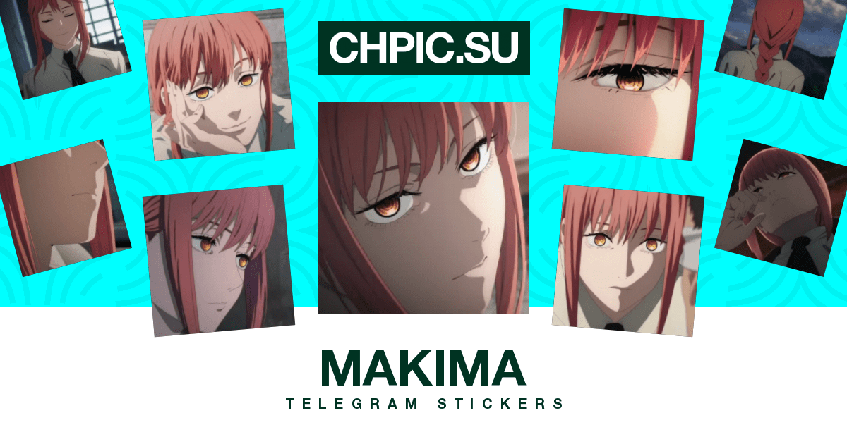 Makima Telegram video stickers