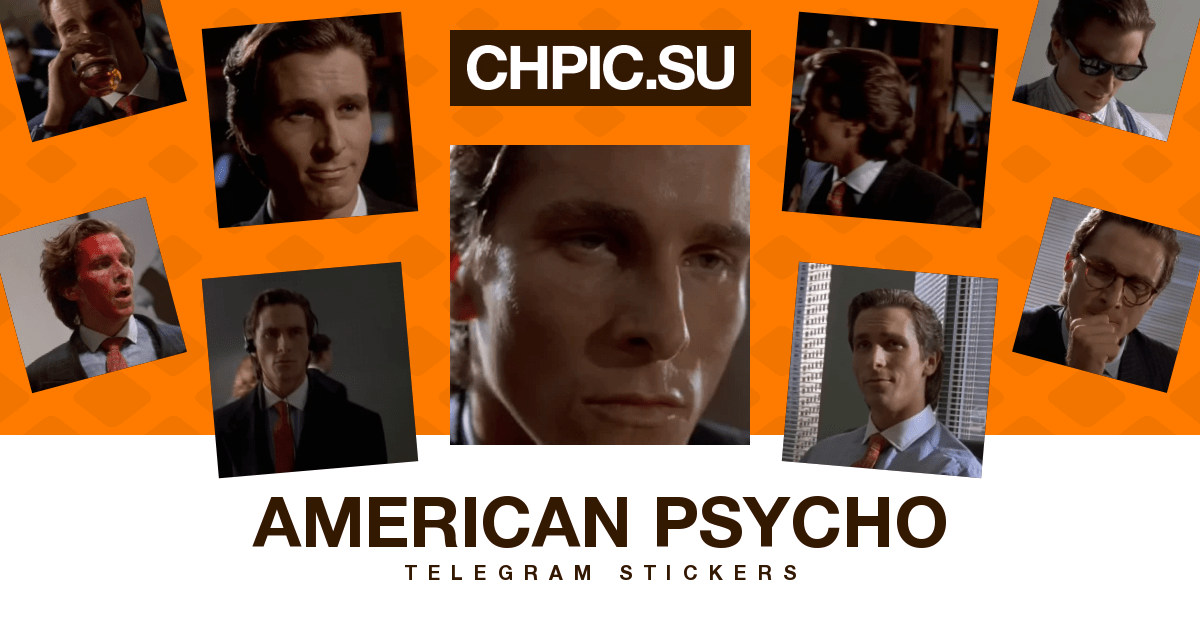 Telegram Sticker 😡 from «American Psycho» pack