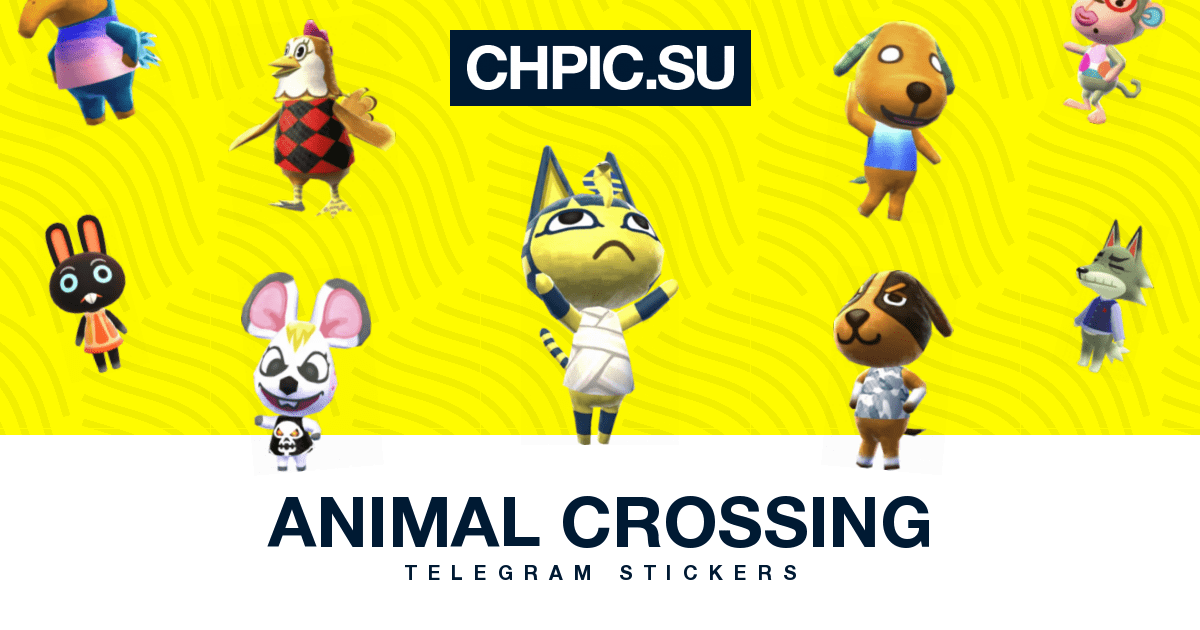 Telegram Sticker 🐘 from «Animal Crossing» pack