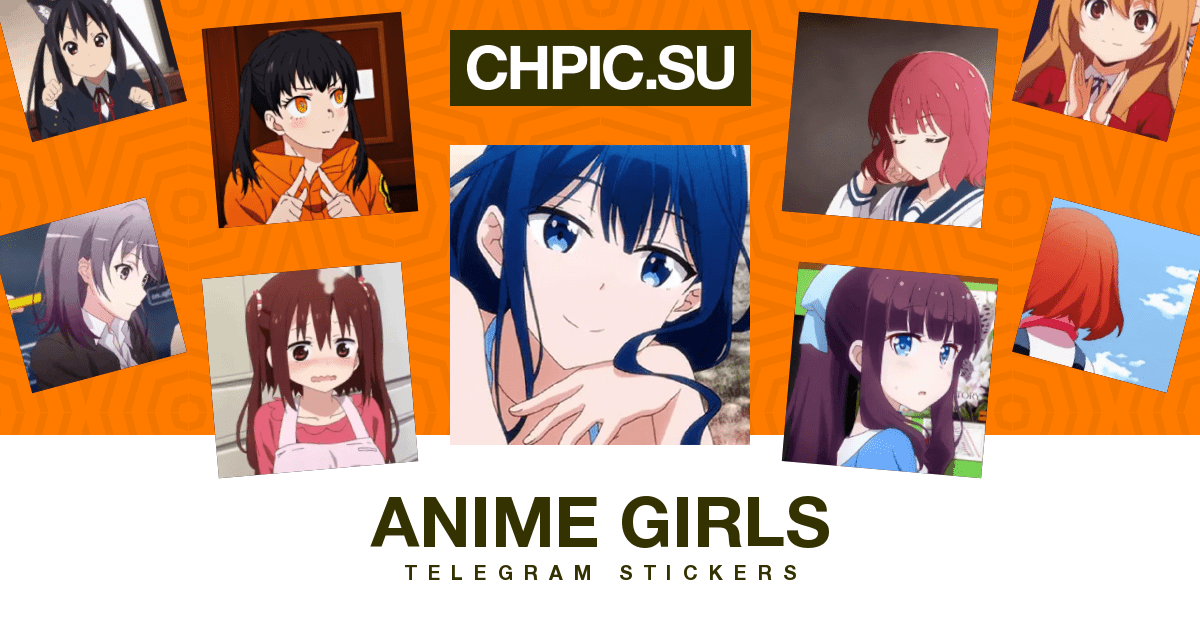 Anime girls Telegram video stickers