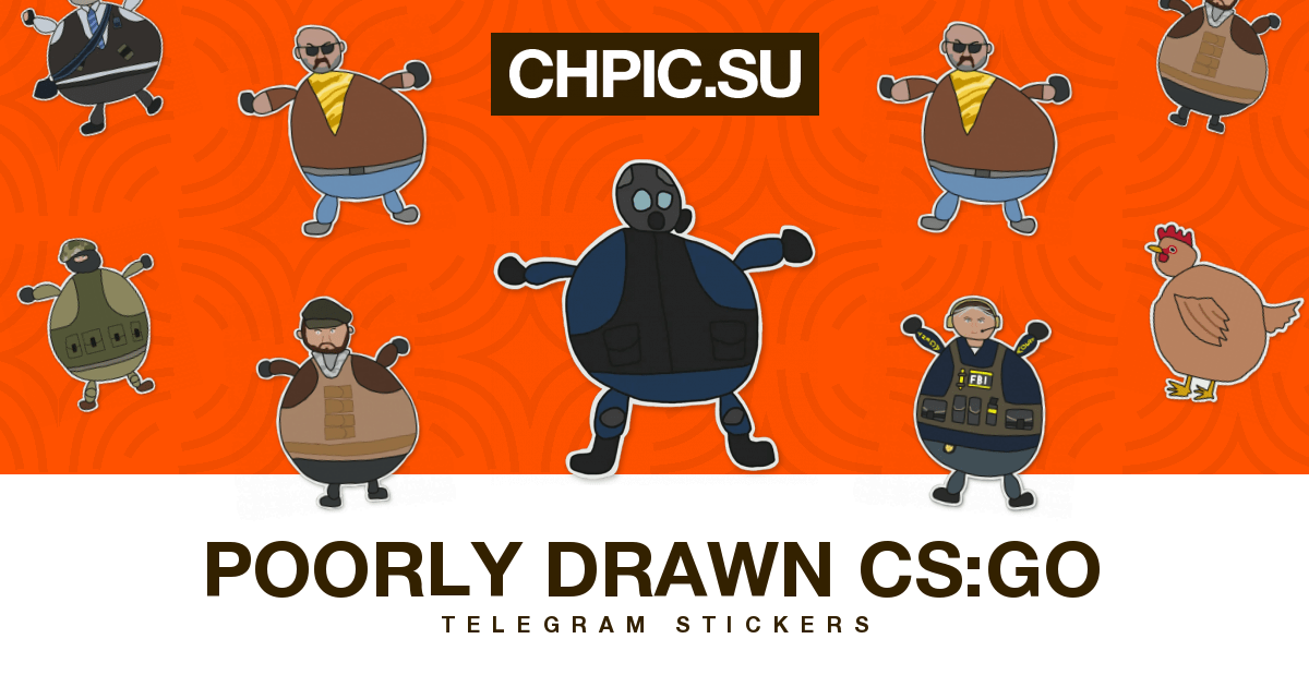 Telegram Sticker 😠 from «Poorly Drawn CSGO» pack