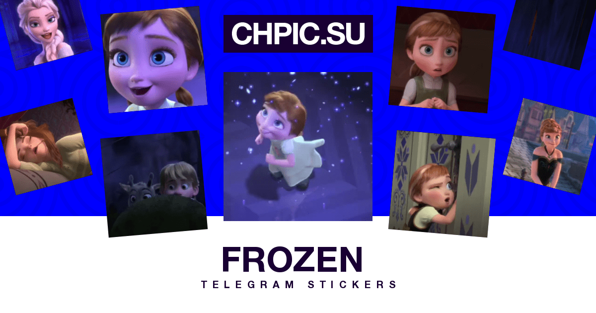 Telegram Sticker 🥳 from «Frozen ️» pack