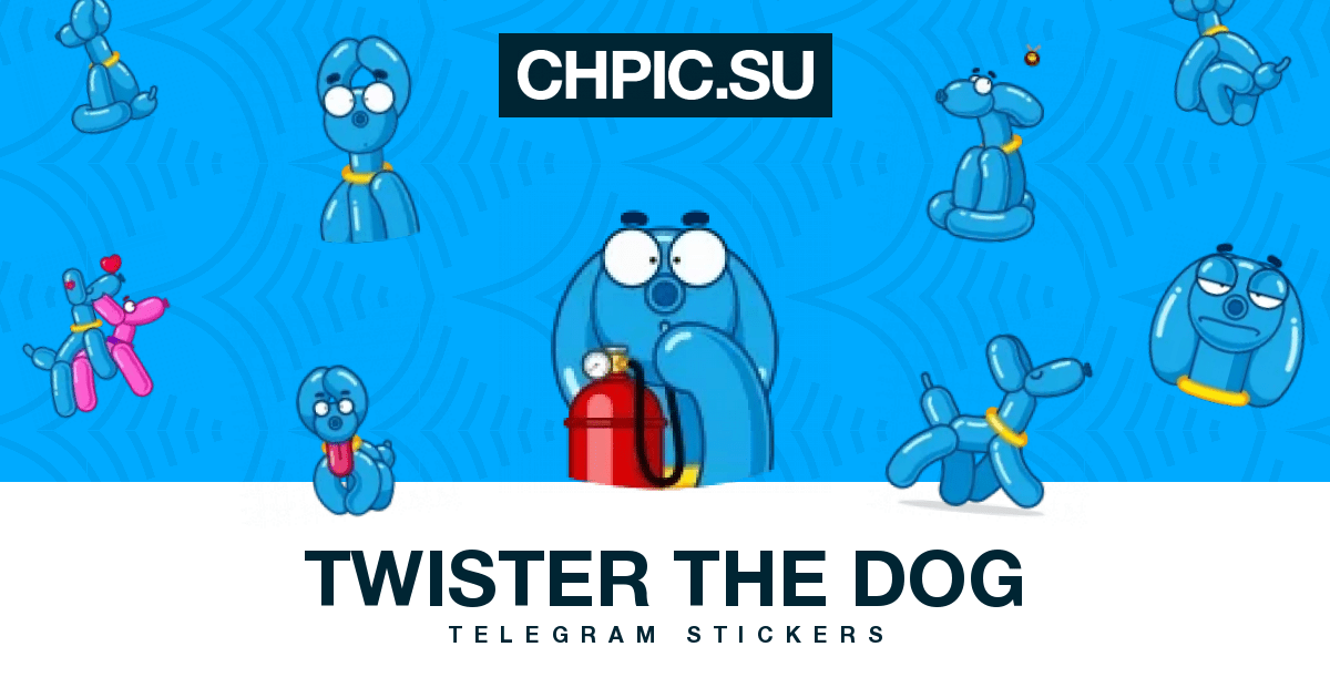 Telegram Sticker ⏳ from «Twister the Dog» pack
