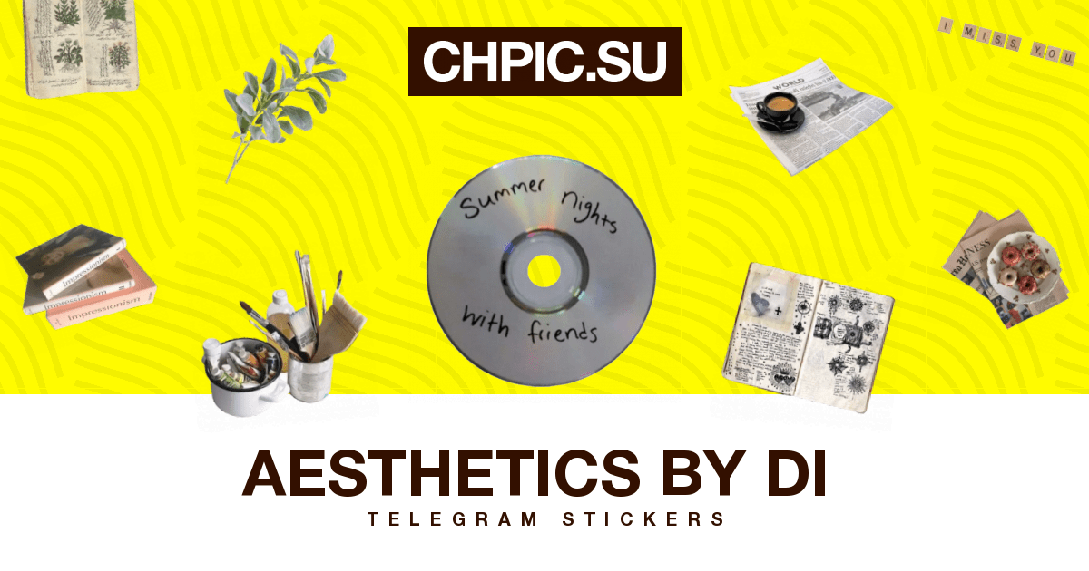 Telegram Sticker 💿 from «aesthetics by Di » pack