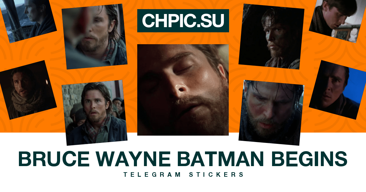 Bruce Wayne Batman Begins Telegram video stickers