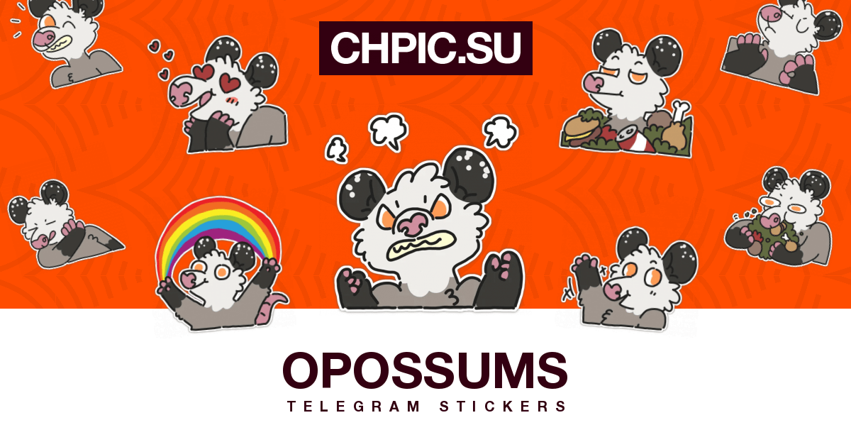 Telegram Sticker 👌 from «Opossums» pack