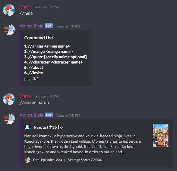 Anime Bot Discord / 20 Best Discord Bots You Must Have On Your Server Find and join some