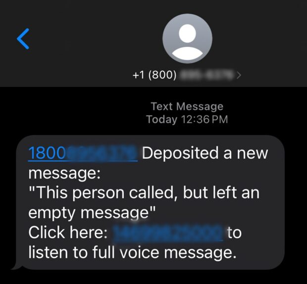 Stop those annoying "Deposited a new message" SMS messages Chris Duke
