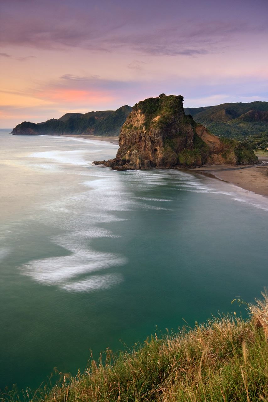 Piha Lookout Sunset NZ Landscape Prints for Sale