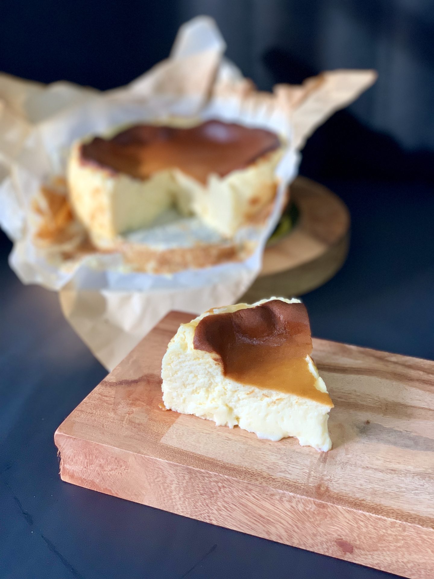 Burnt Basque Cheesecake Chrisha's Kitchen