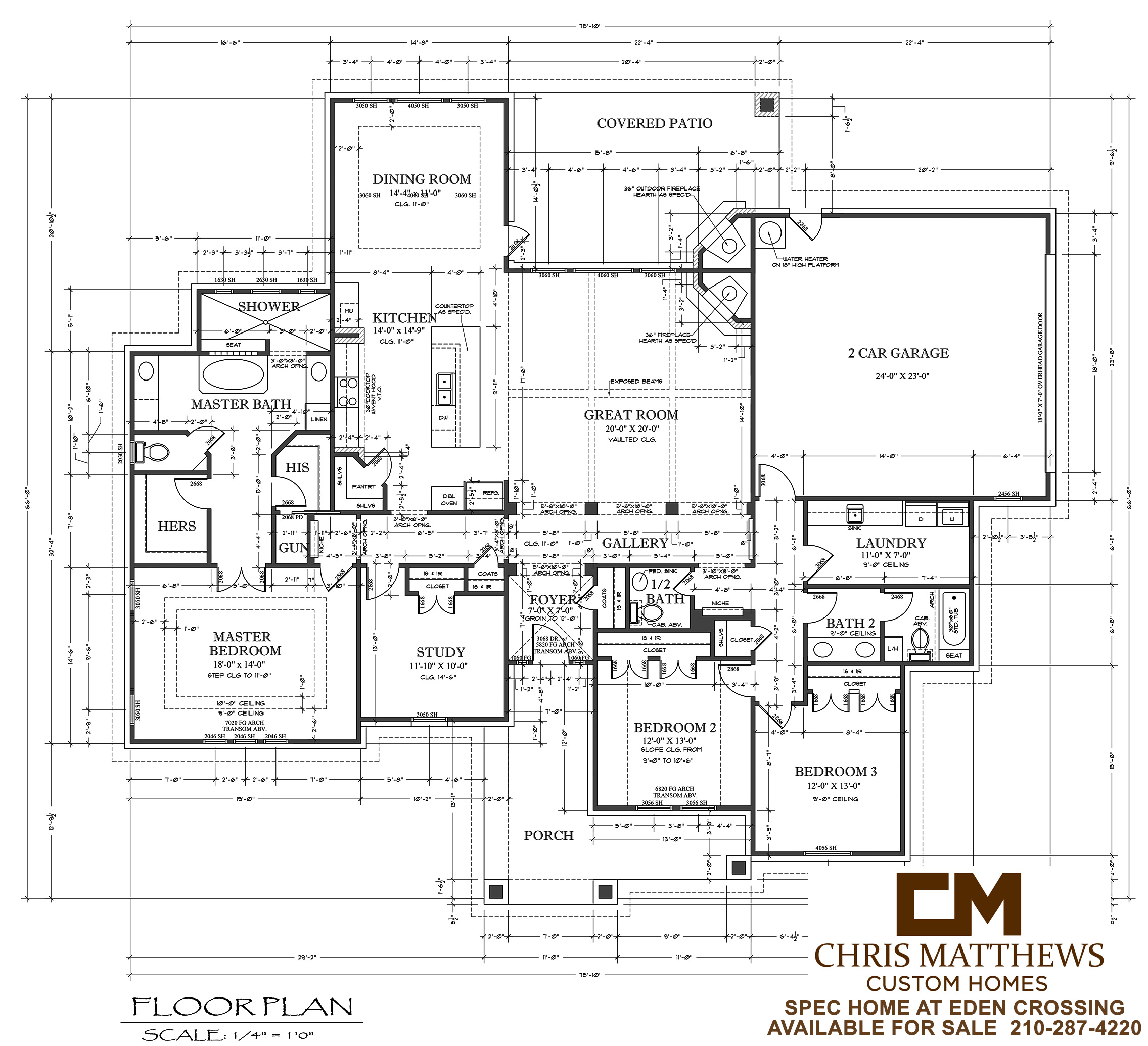 Spec Home For Sale Chris Matthews Custom Homes La Vernia Custom