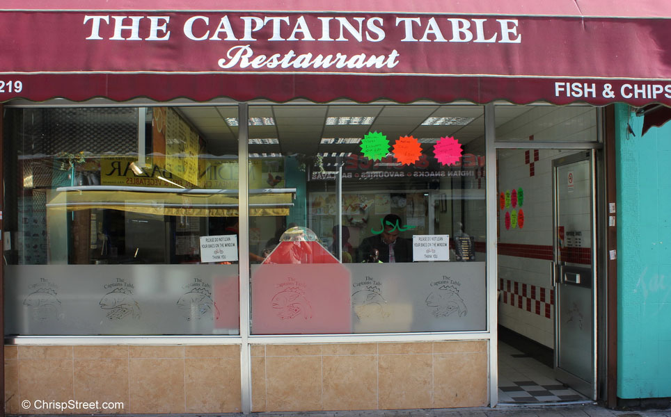 The Captains Table Restaurant Chrisp Street Market