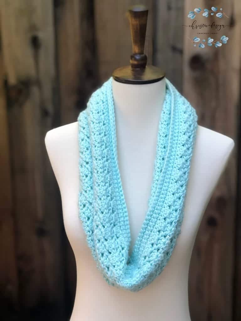 Two Way Cowl Free Crochet Pattern ChristaCoDesign