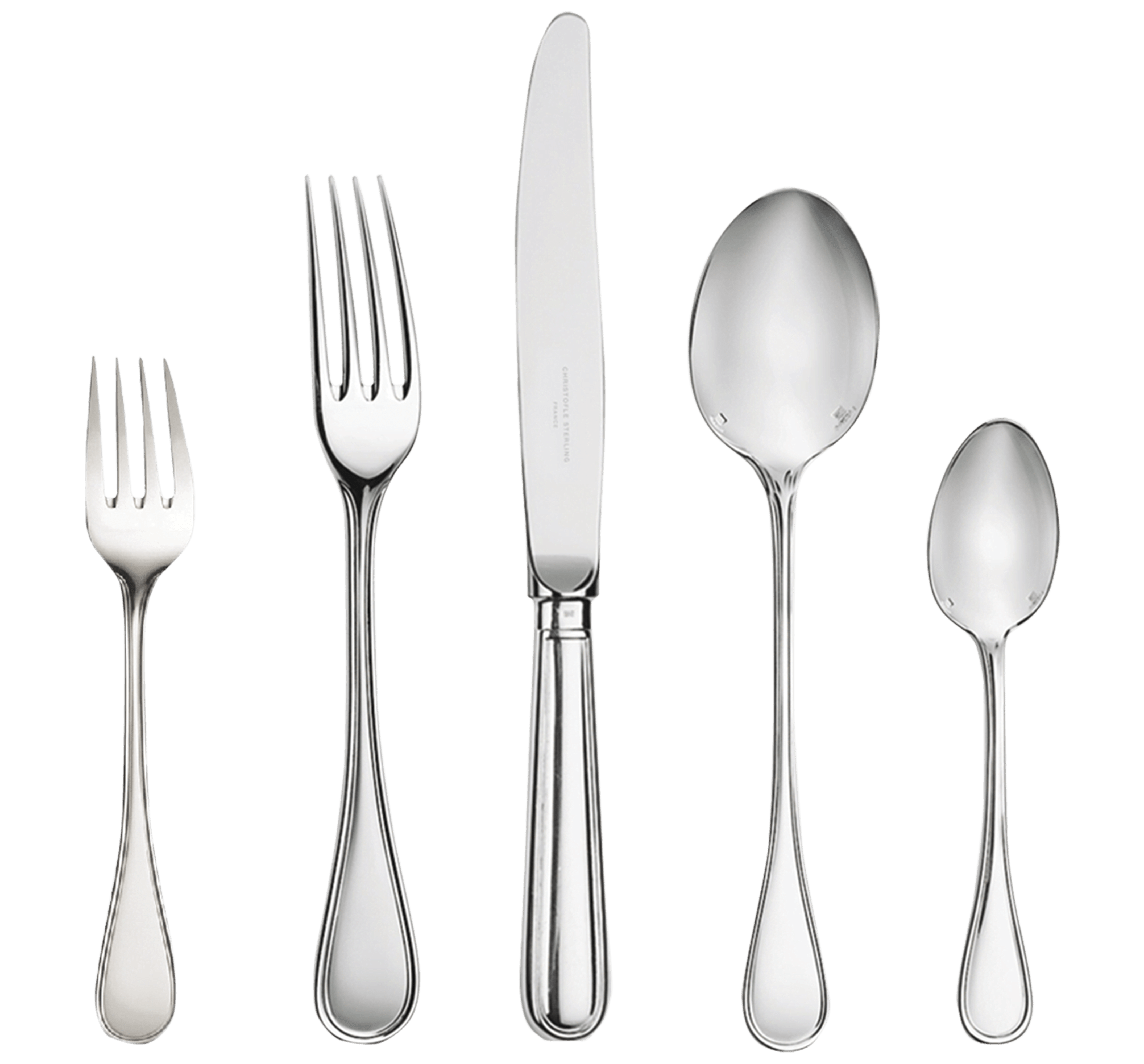 ALBI 48Piece Silver Plated Flatware Set with Chest Christ Hellas