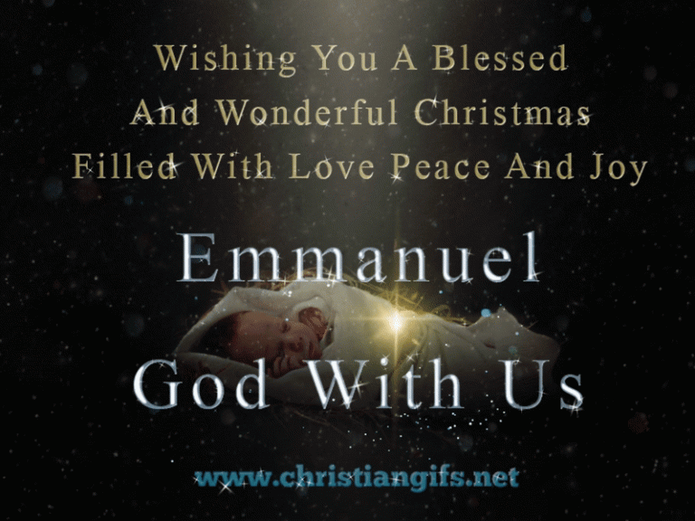 Christmas Wishes From Emmanuel Christian Gifs