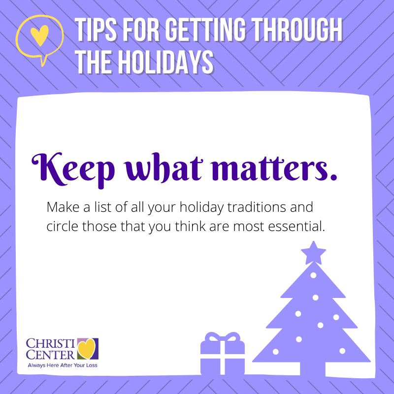 Coping with Grief During the Holidays The Christi Center