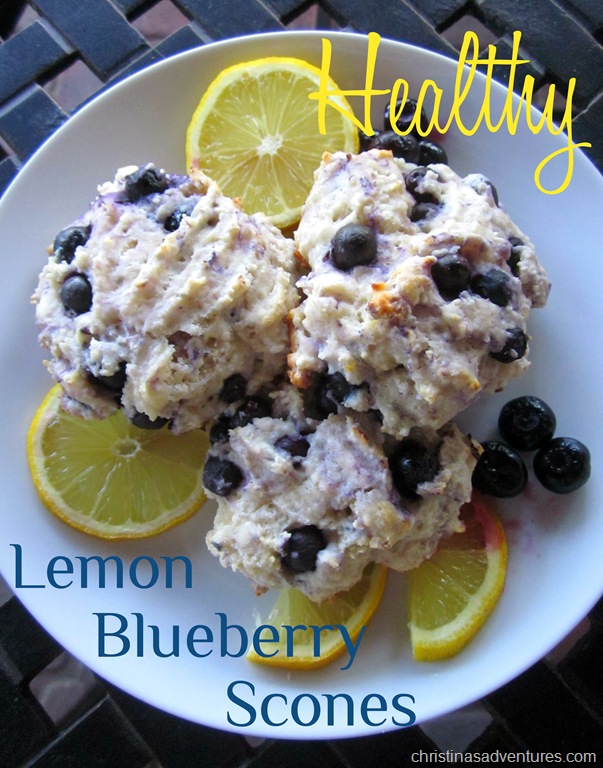 Healthy Lemon Blueberry Scones Christinas Adventures