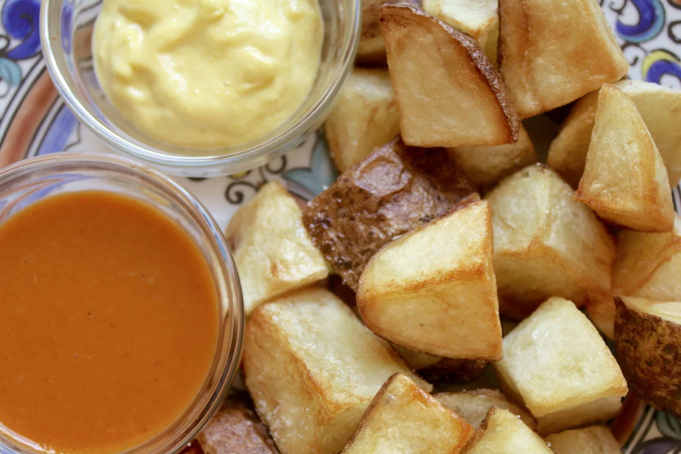 Authentic Spanish Patatas Bravas Recipe for tapas in your own kitchen