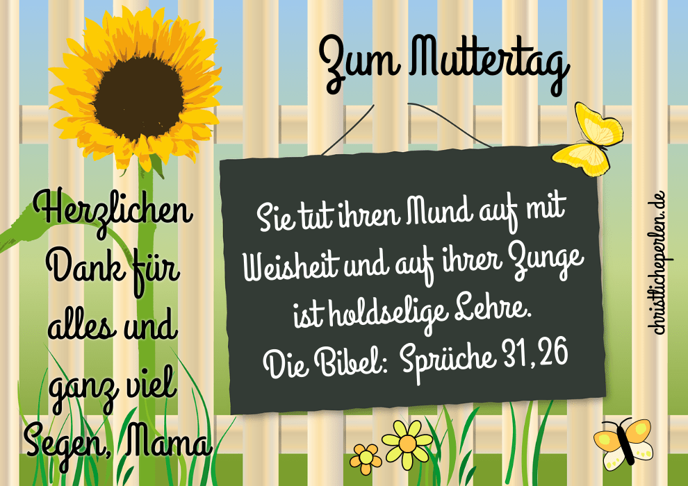 Muttertag Christliche Perlen
