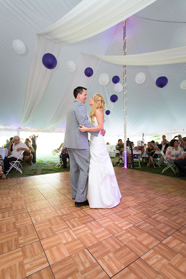 New Hampshire outdoor tent wedding Christmas Farm Inn & Spa