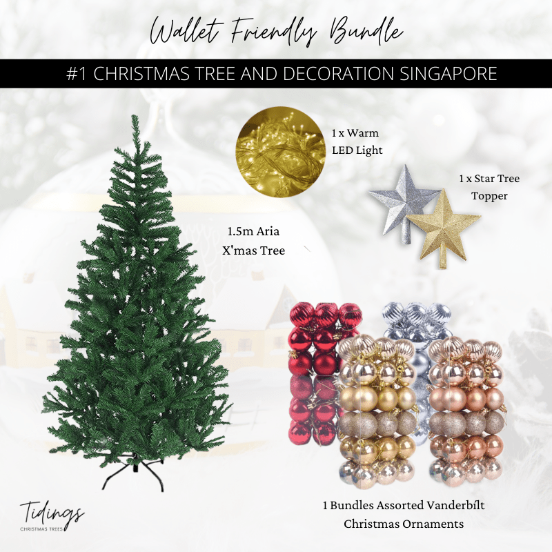 1 CHRISTMAS TREE SINGAPORE Live and Artificial Christmas Tree