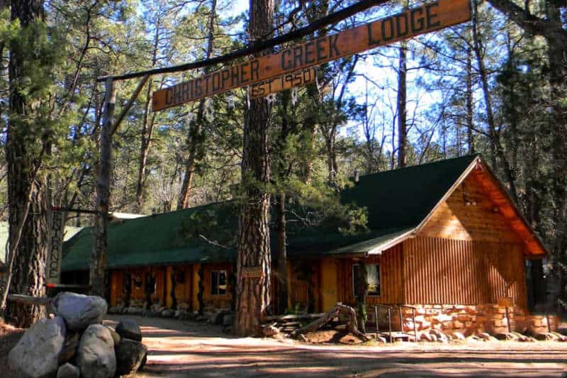 Christopher Creek Lodge The Only Cabins On Christopher Creek