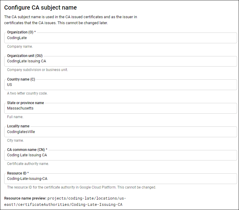 Setup Google Cloud Certificate Authority Part 2 Christopher Kibble
