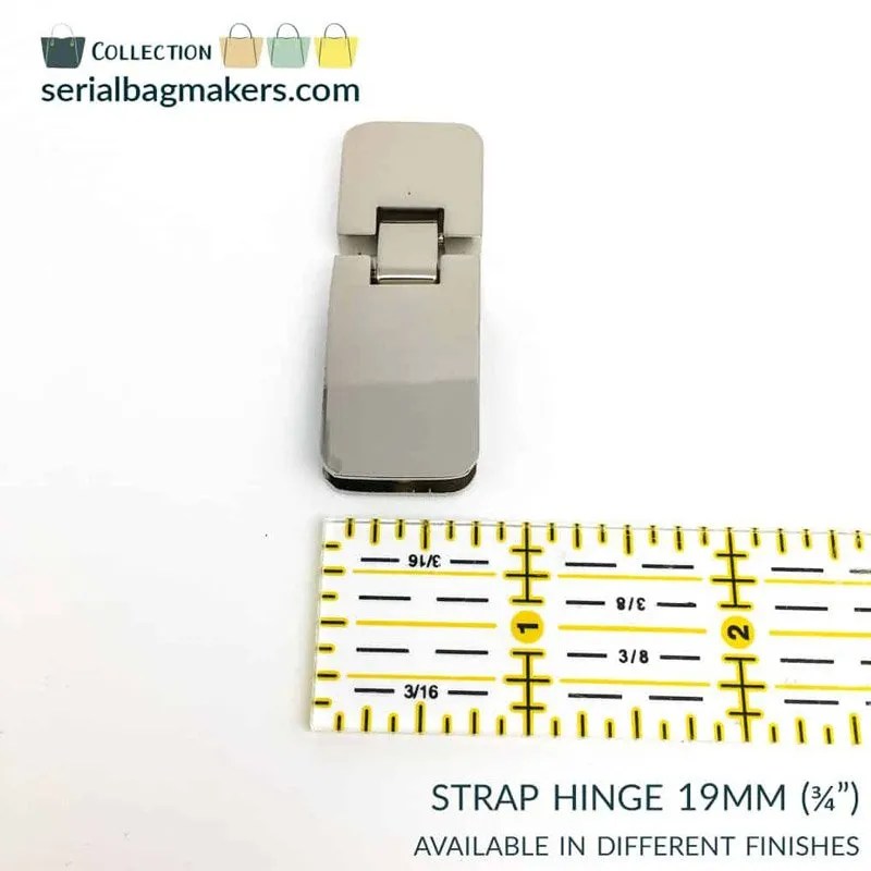 Strap Hinge 19mm (3/4") Pack of 2 Bag Sewing Patterns Easy to Sew