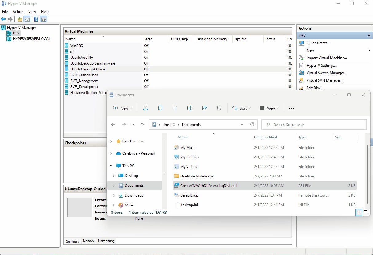 Create Virtual Machines in 5 seconds