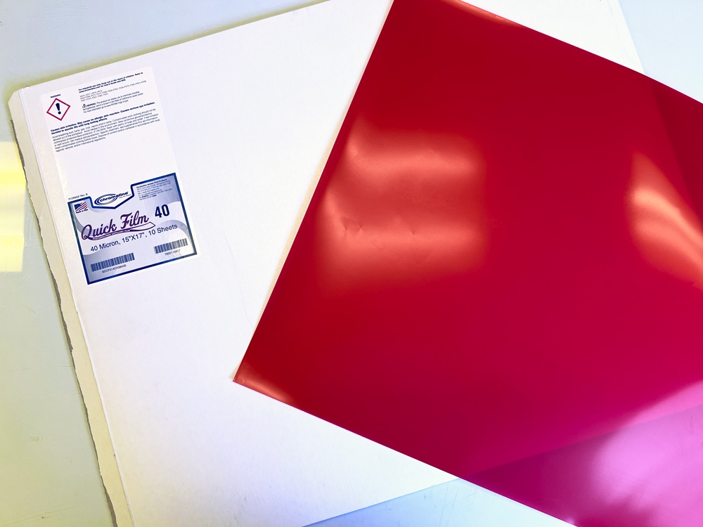 How To Apply Capillary Film for Screen Printing Chromaline