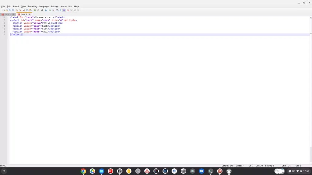 Notepad Next Eine tolle Alternative zu Notepad++ auf einem Chromebook
