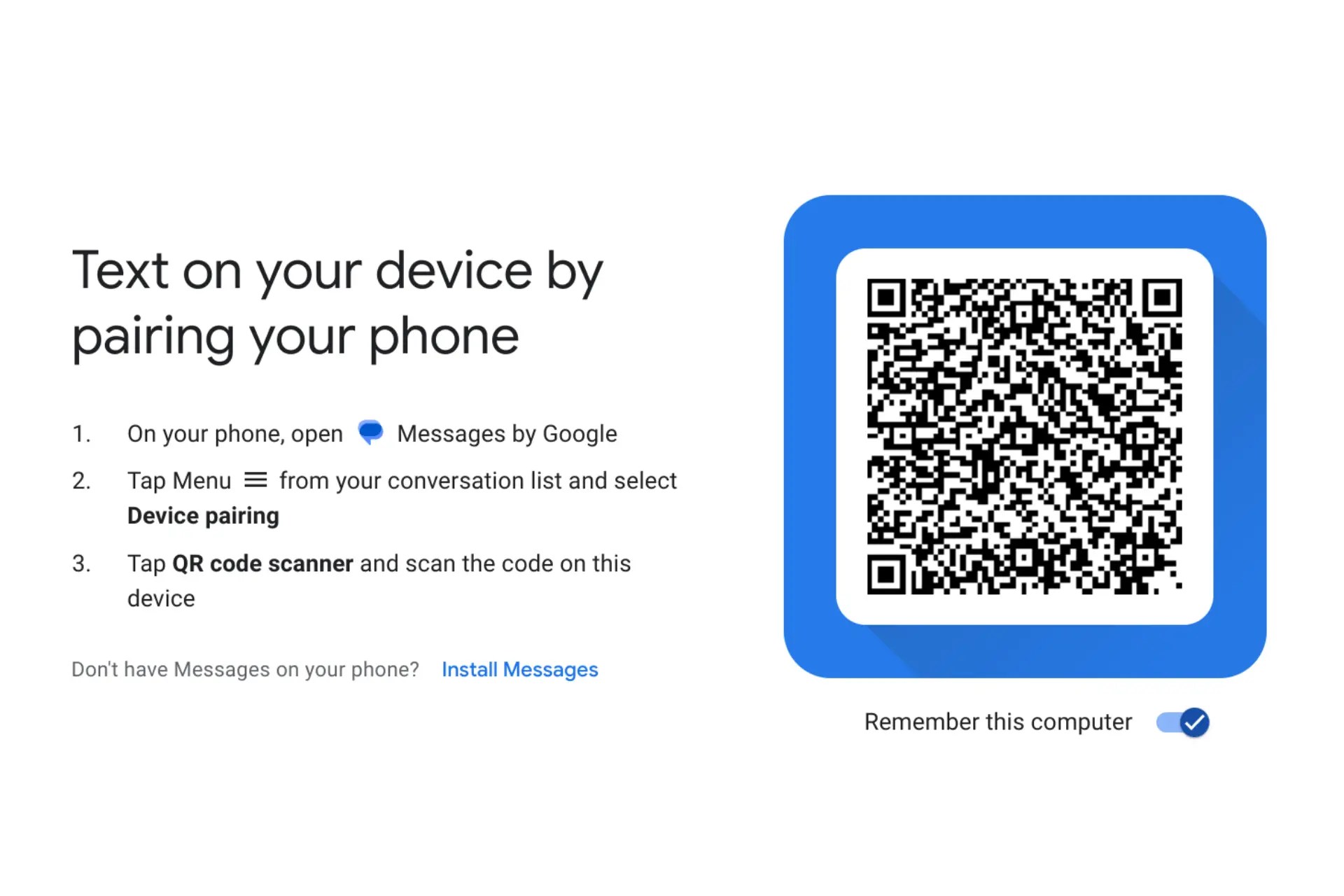 Google Messages perfecte App voor Chromebooks