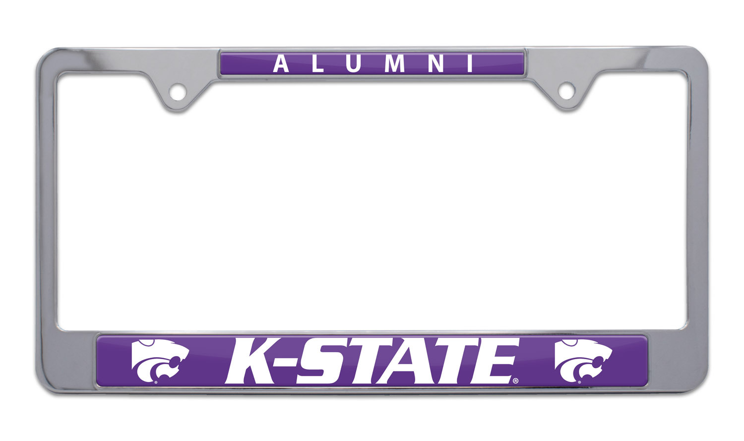 Kansas State Alumni License Plate Frame Elektroplate