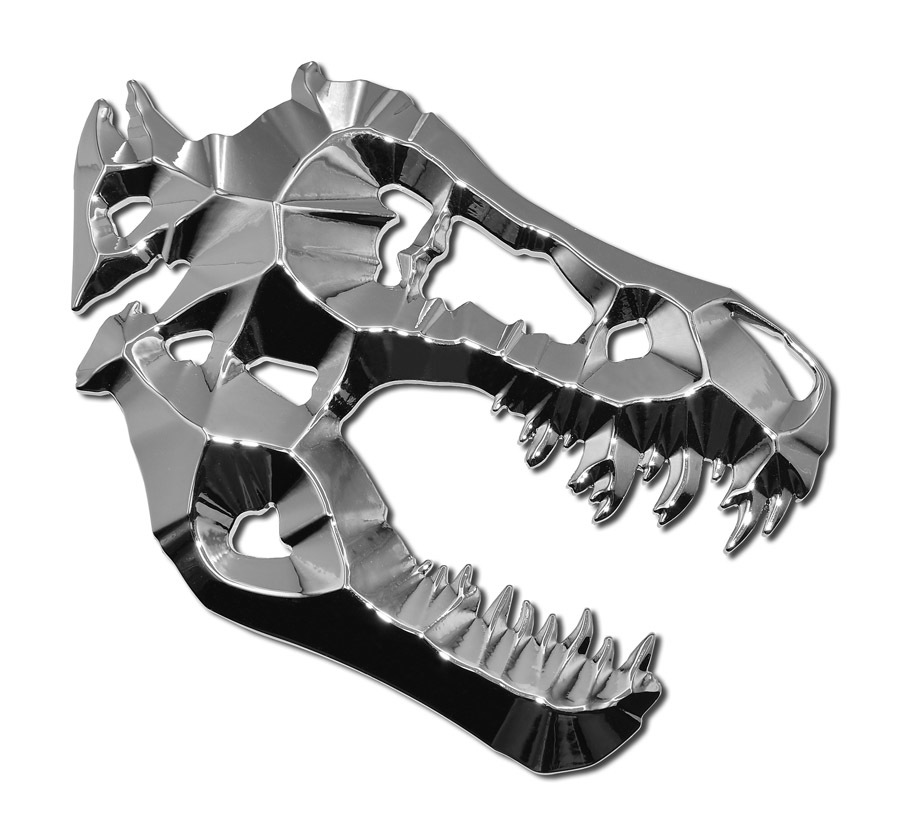 TRex Metal Auto Emblem Elektroplate