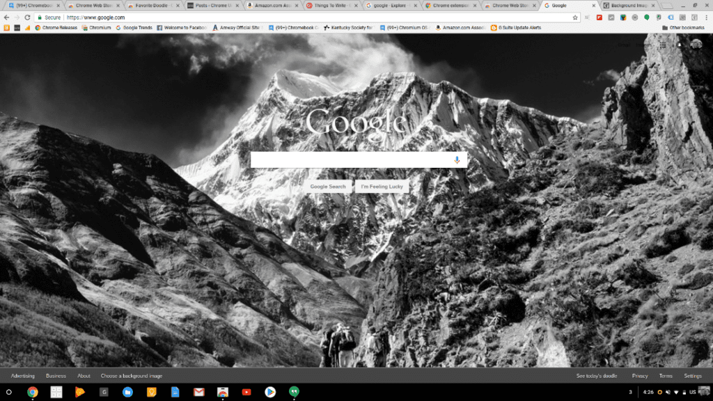 Chrome Extension Spotlight Background Image For Google Homepage