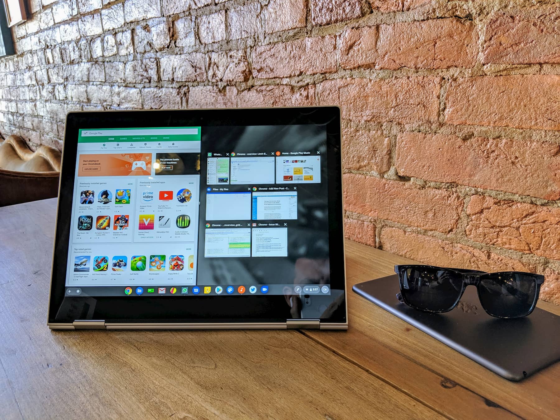 Chrome OS Overview Mode UI Overhaul In The Works