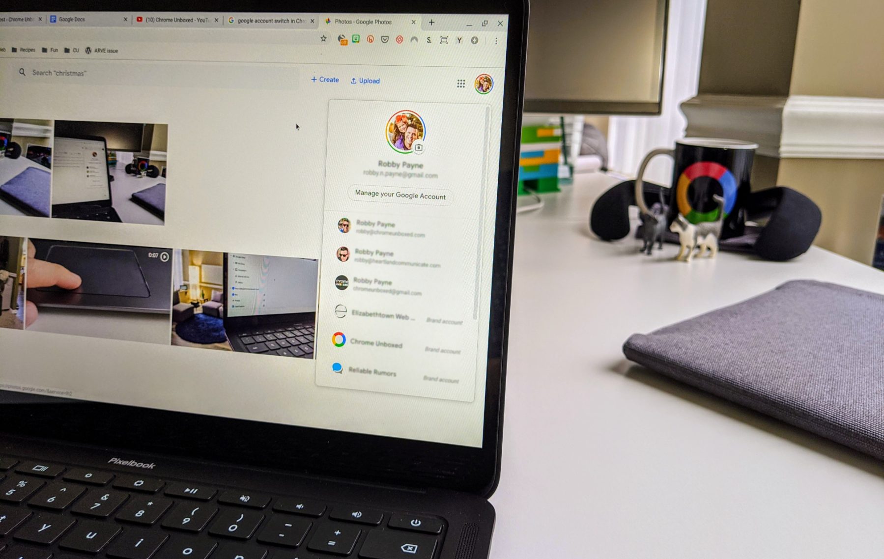 New account switch Material Design UI rolling out to Google’s web services