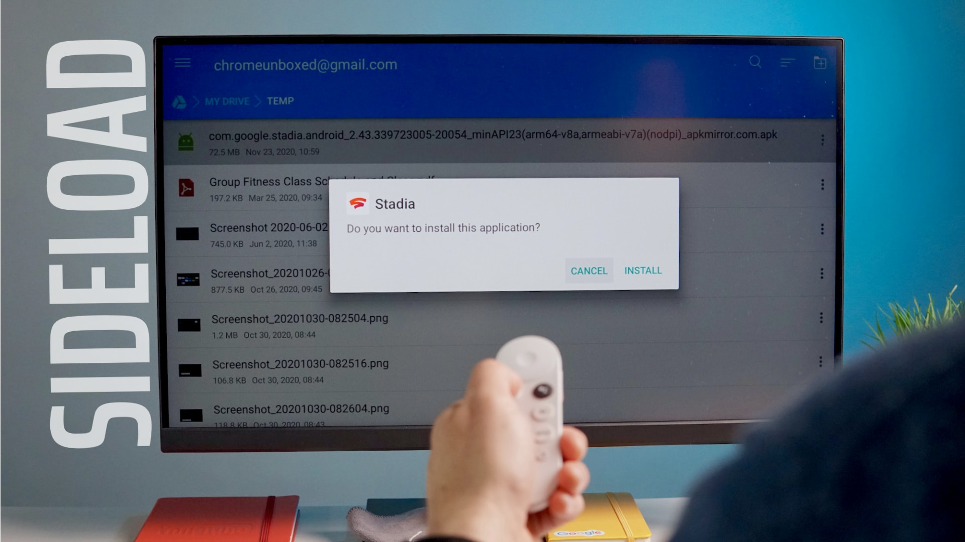How to sideload apps on your new Chromecast without any cables or