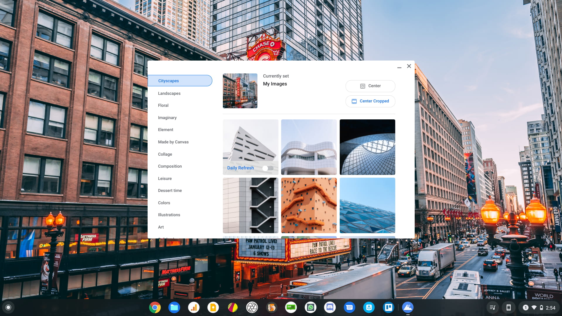 The Chrome OS wallpaper app will soon sync your custom Chromebook