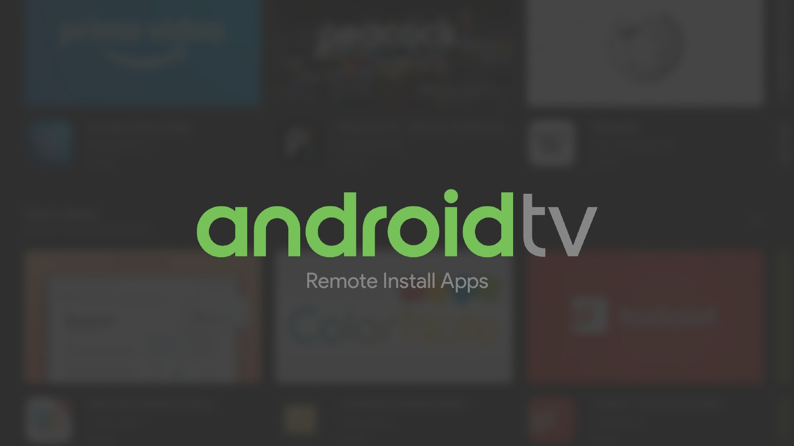 The Google Play Store will now allow you to install Android TV apps
