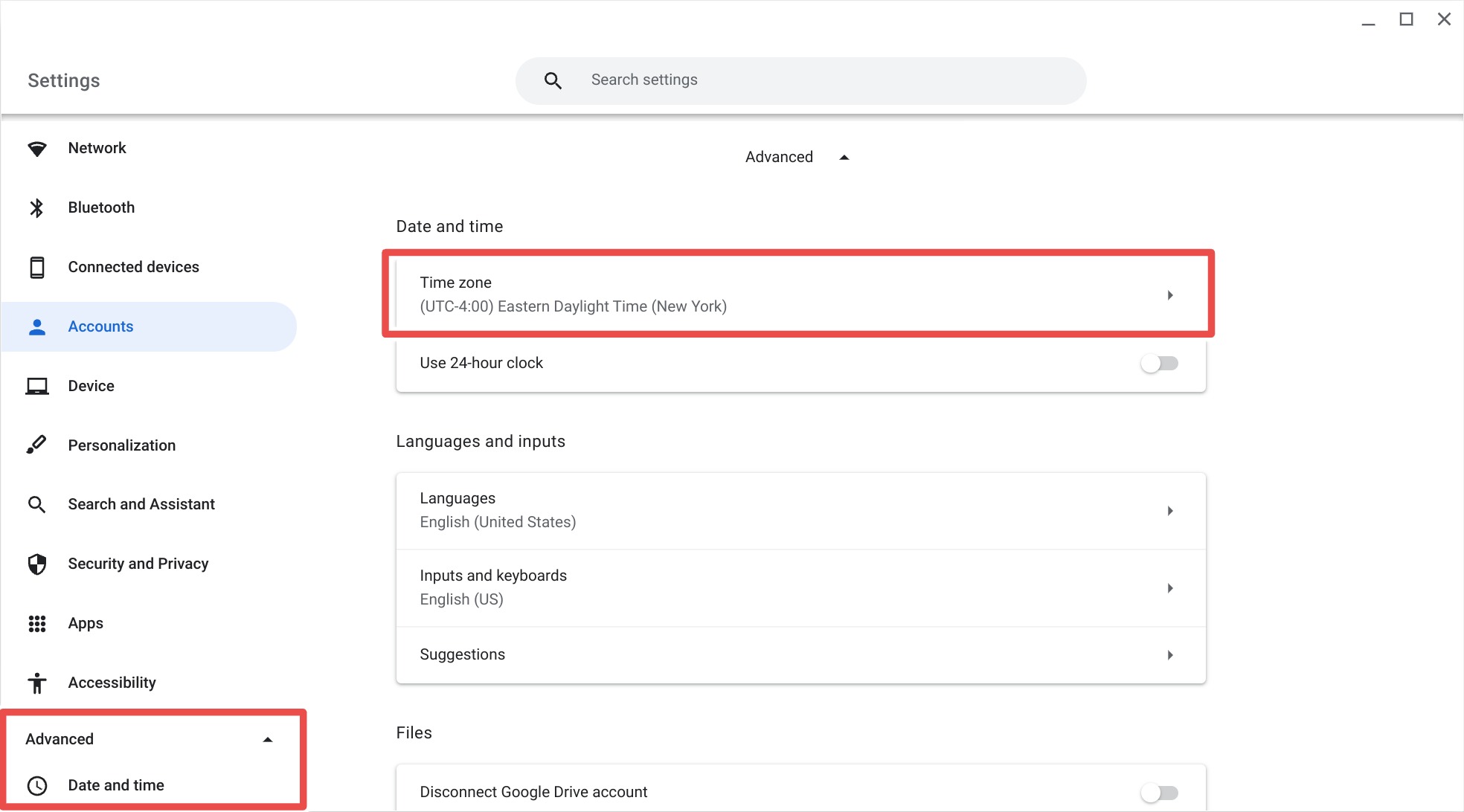How to change the time on your Chromebook as you move across time zones