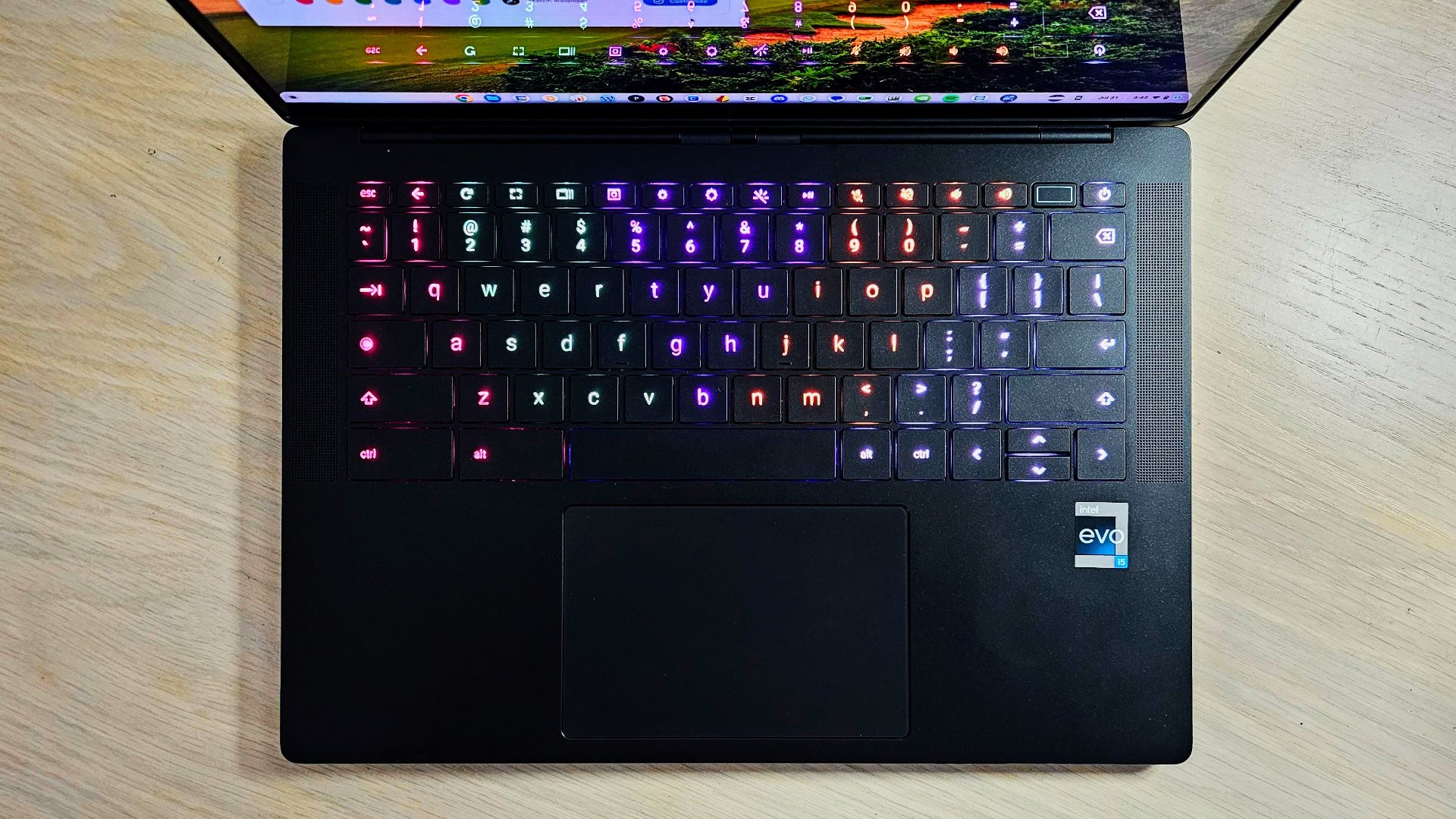 Exclusive custom RBG keyboard color zones for Chromebook