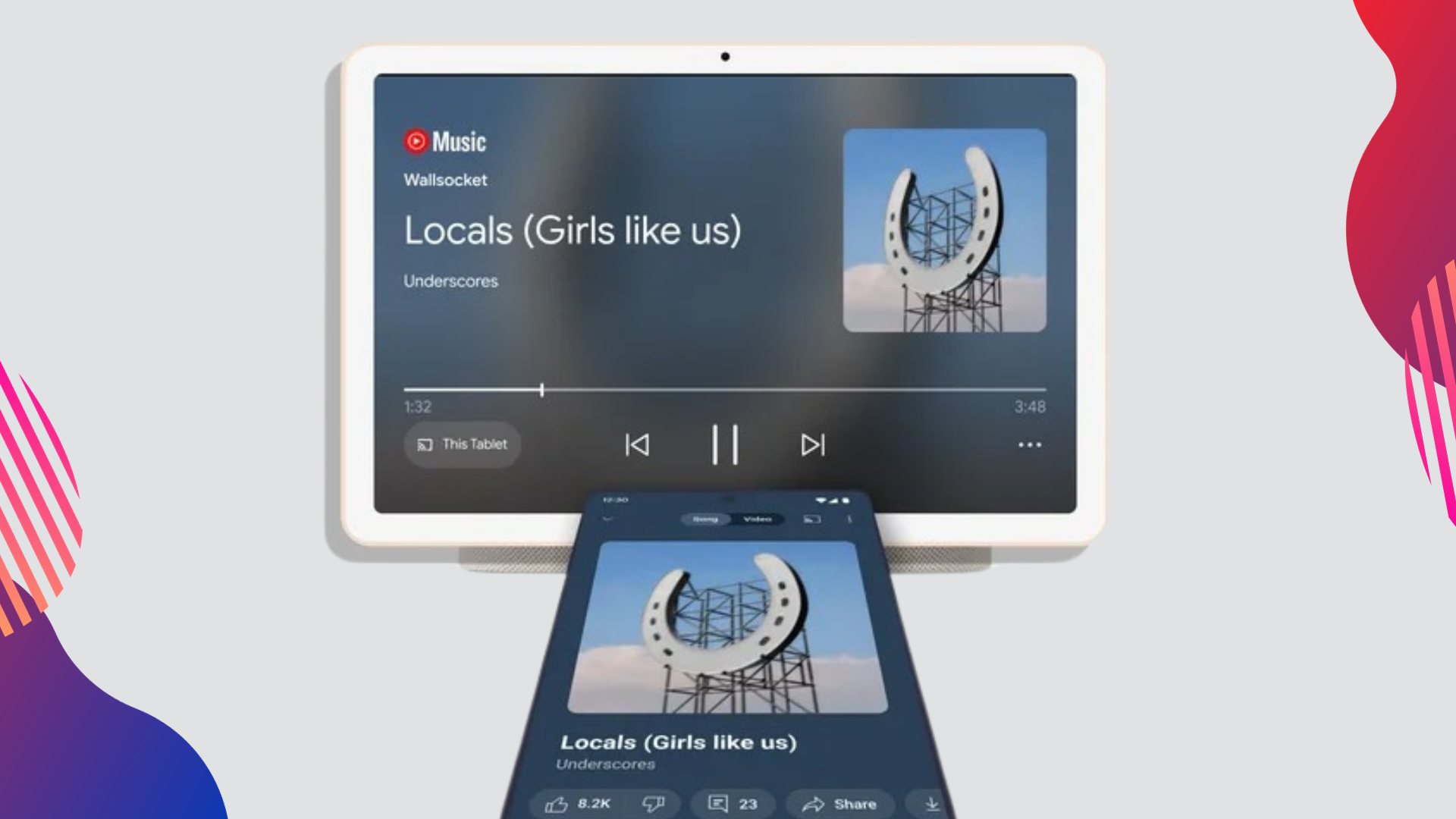 The Pixel Tablet is getting a magical music handoff feature