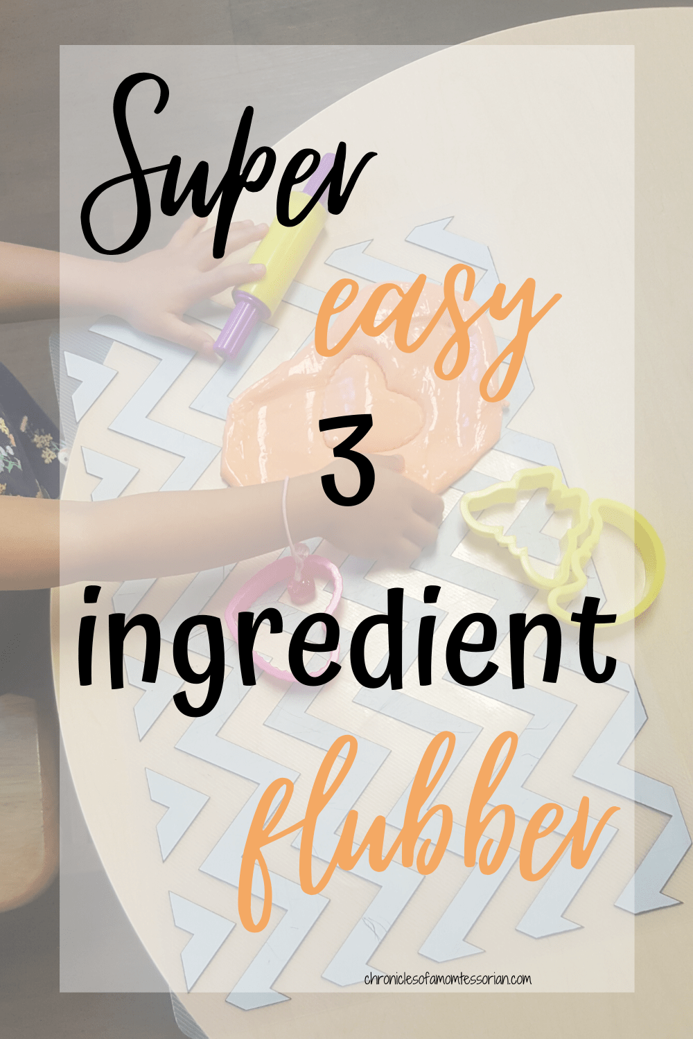 Easy 3 ingredient flubber slime Chronicles of a Momtessorian