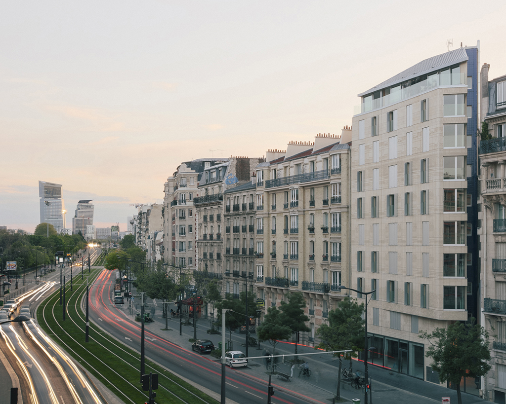 MARS architectes s'insère sur le boulevard Poniatowski